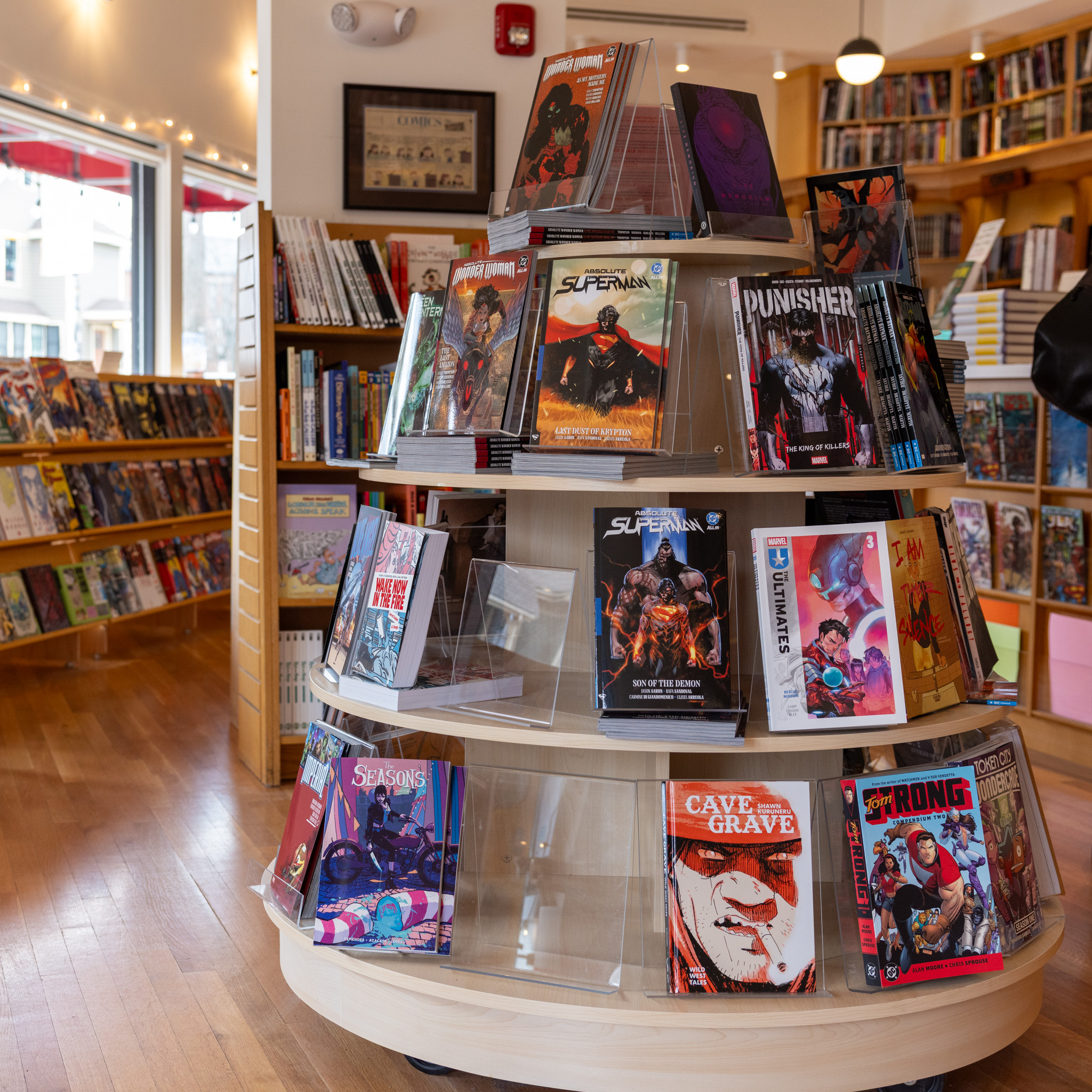 Fan favorites at Hub Comics. (Photo: Carson Paradis)