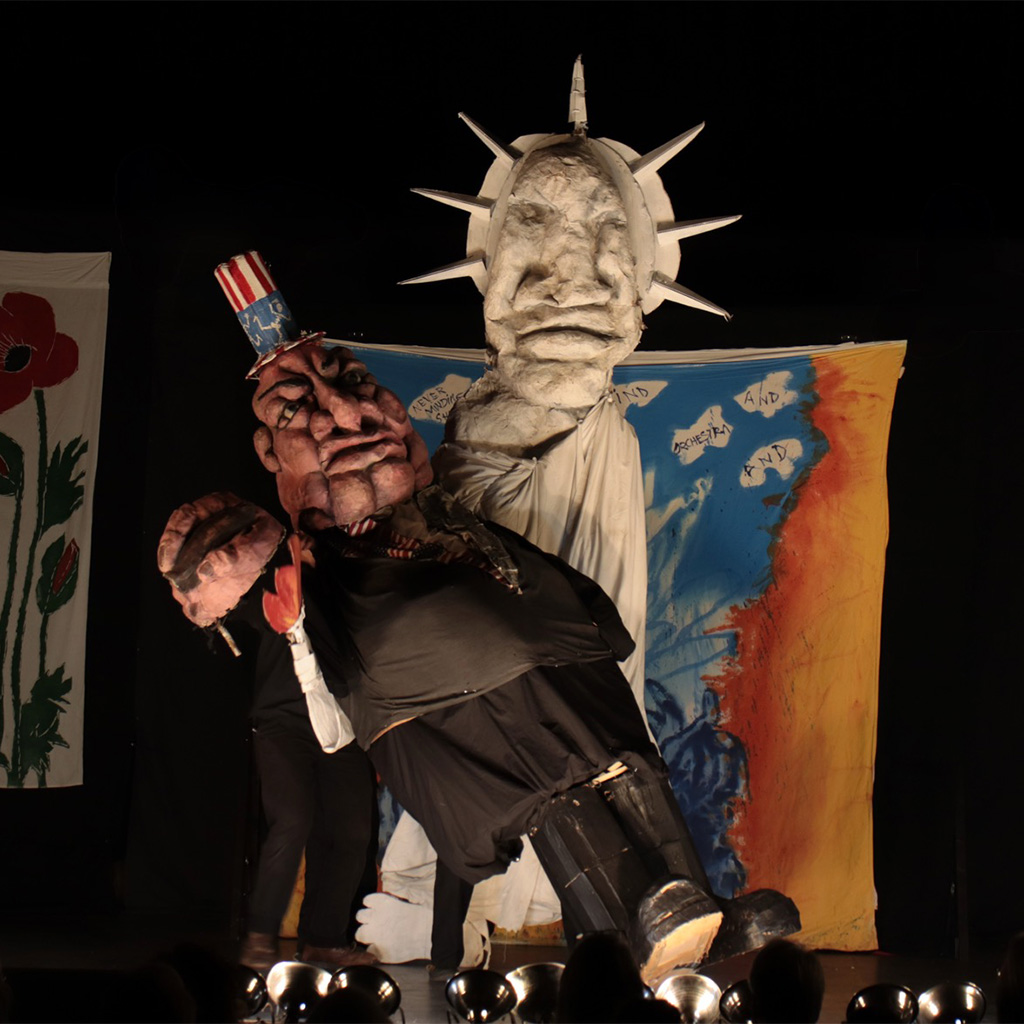 Apocalyptic satire makes an encore with Bread & Puppet’s song, dance and papier-mâché