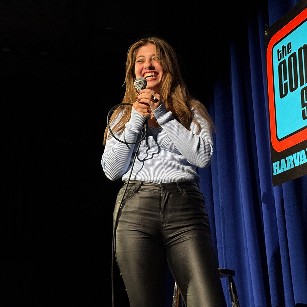 Who won comedy last night: Addy Goldstein, whose mom died
