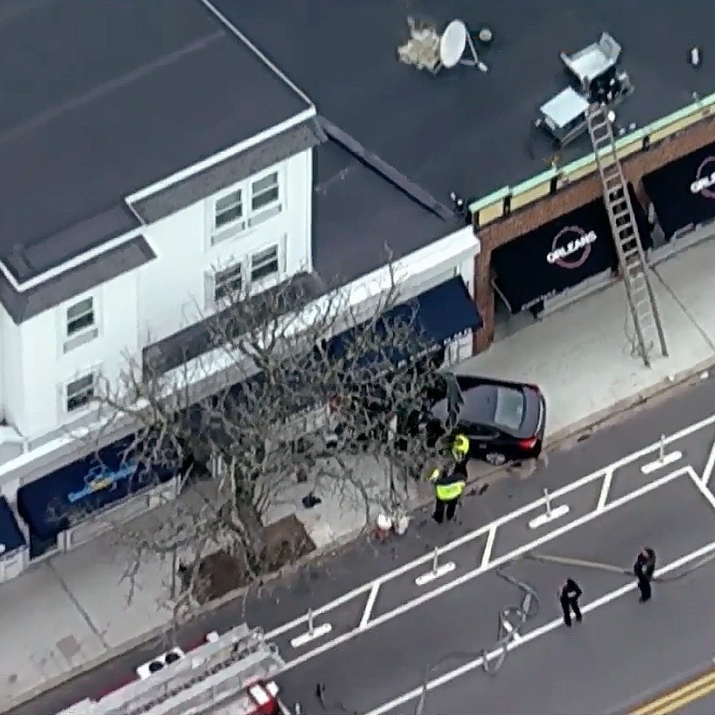 Early morning driver crashes into empty Davis Square dental office