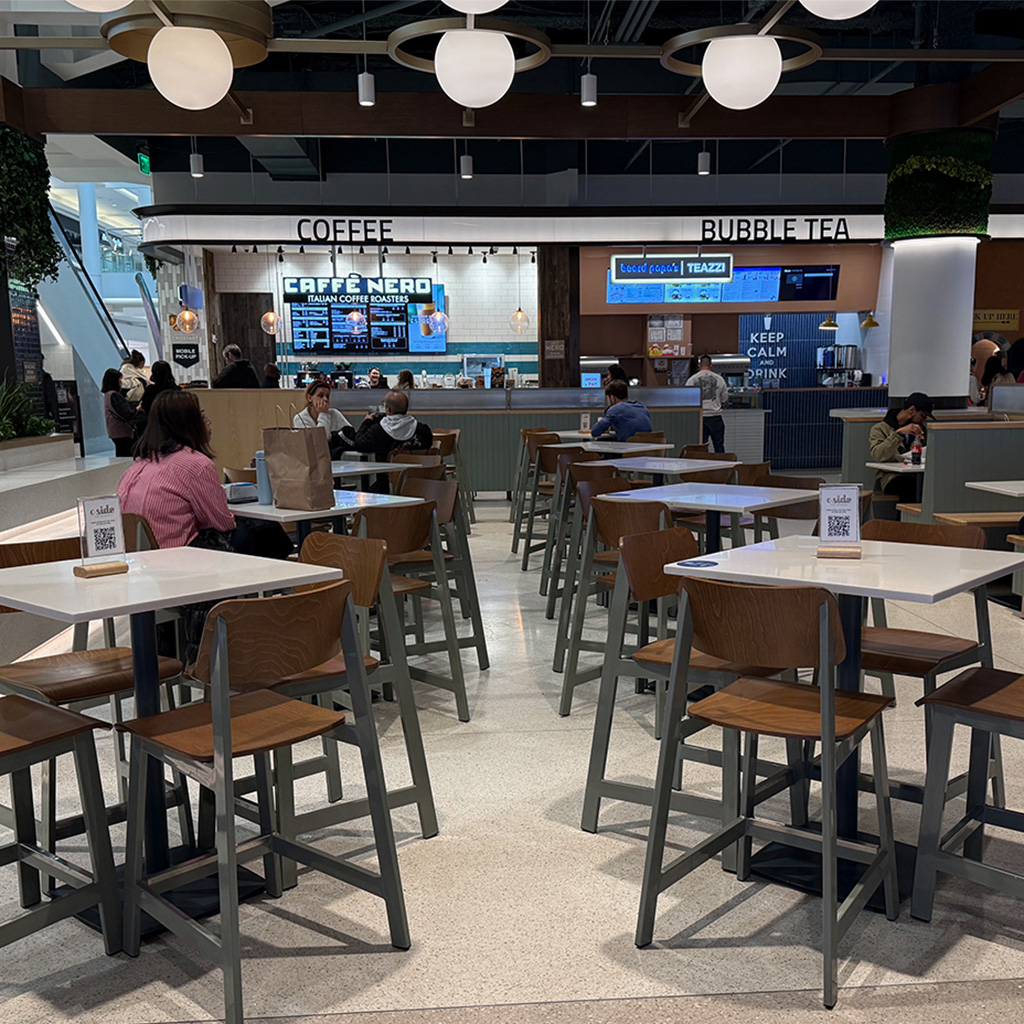 Something about the design of this food hall was bothering me.